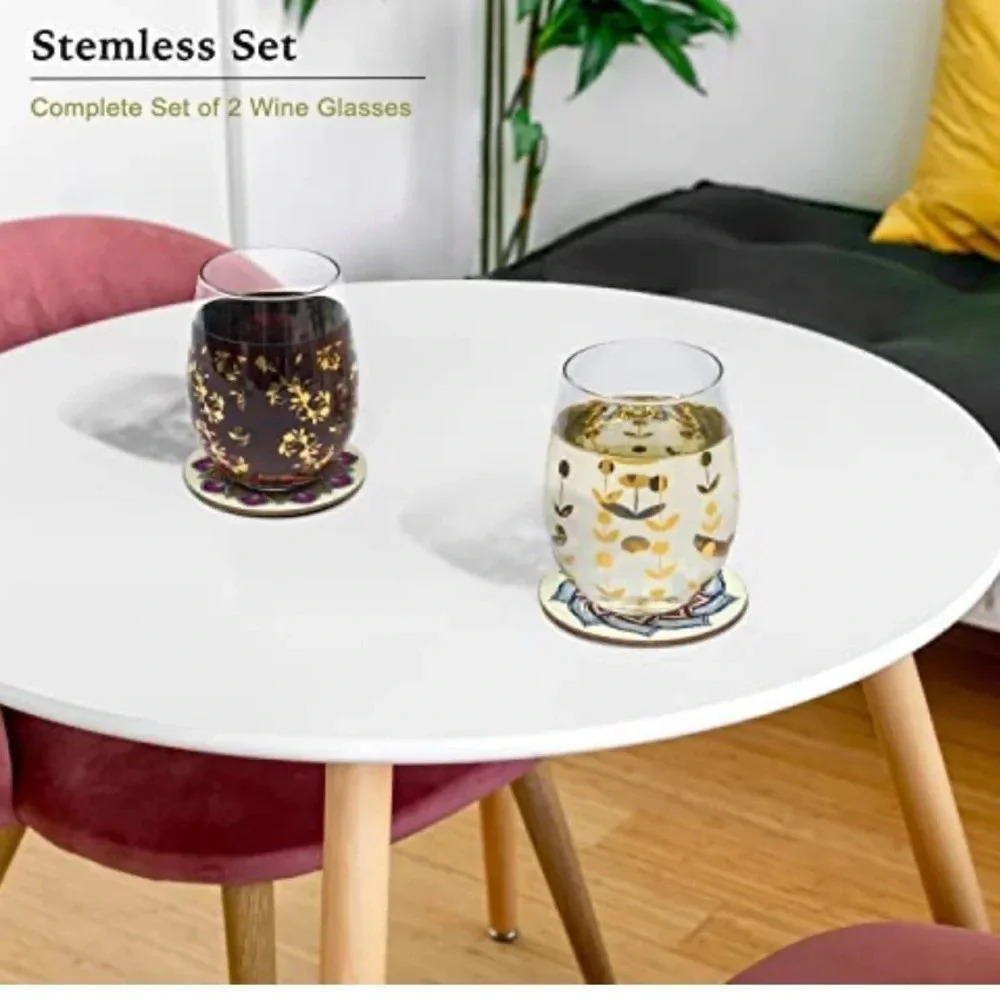 Primabron set of two fine wine glasses - Picture 4 of 4